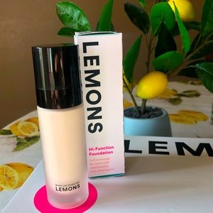 When Life Gives You LEMONS “Hi-Function Vegan Foundation” 100-1C **BRAND NEW!